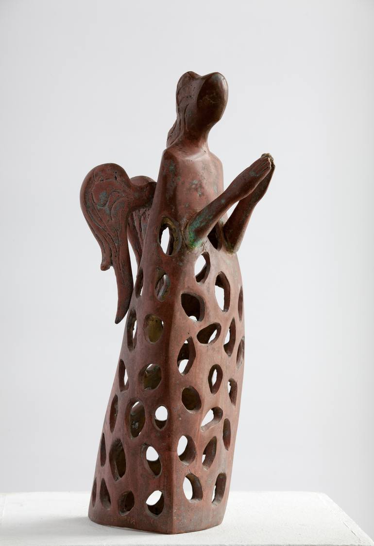 Original Art Deco Abstract Sculpture by Veselin Kostadinov