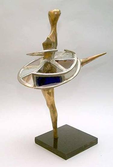 Original Art Deco Music Sculpture by Veselin Kostadinov