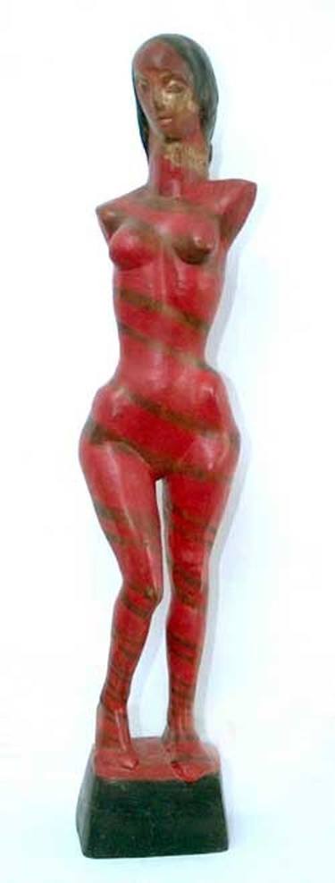 Red woman thumb