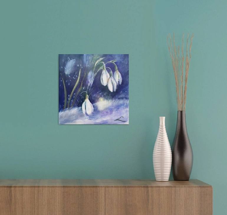 Original Floral Painting by Elena Sokolova