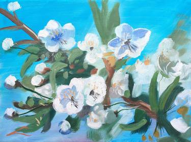 Original Impressionism Floral Paintings by Elena Sokolova