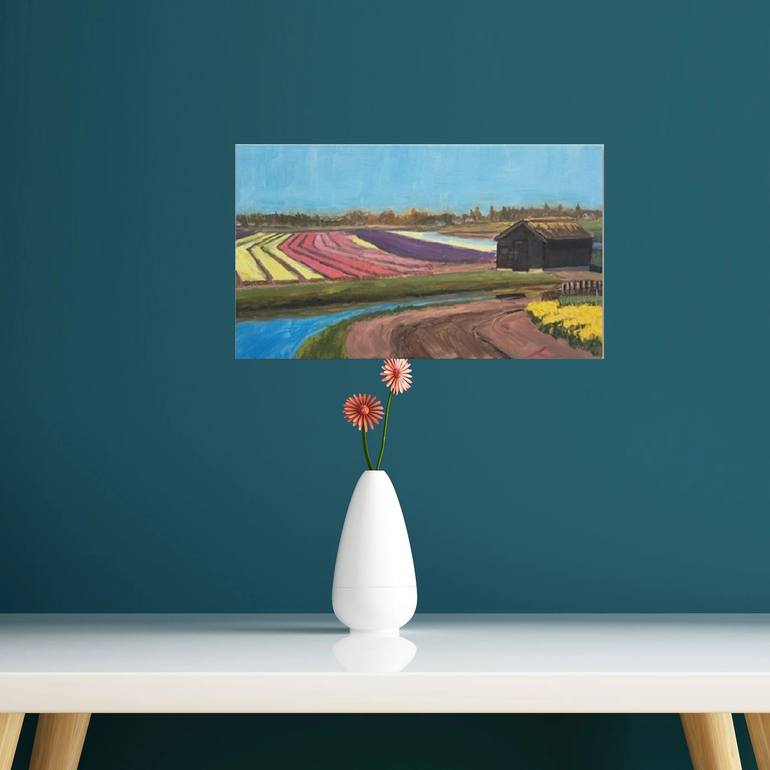 Original Impressionism Landscape Painting by Elena Sokolova
