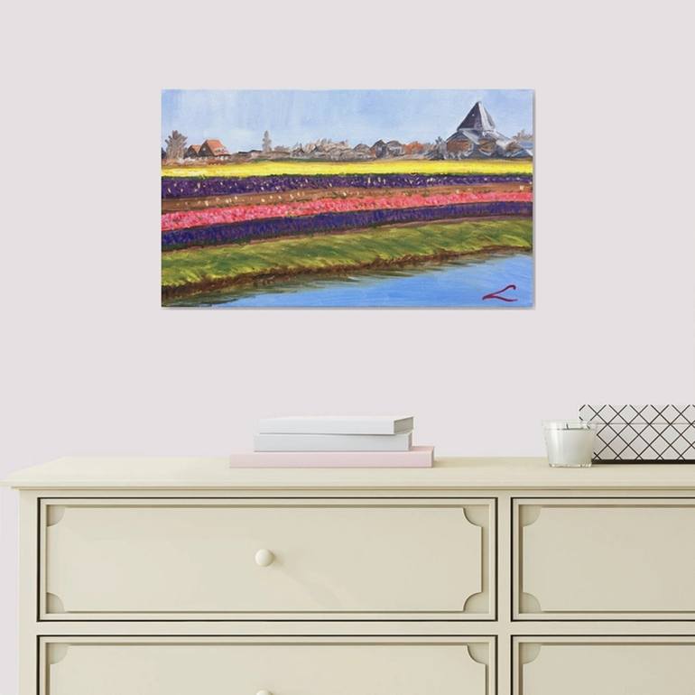 Original Impressionism Landscape Painting by Elena Sokolova