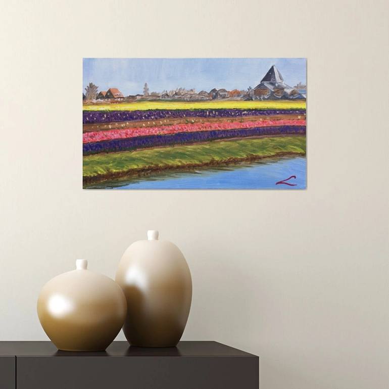 Original Impressionism Landscape Painting by Elena Sokolova