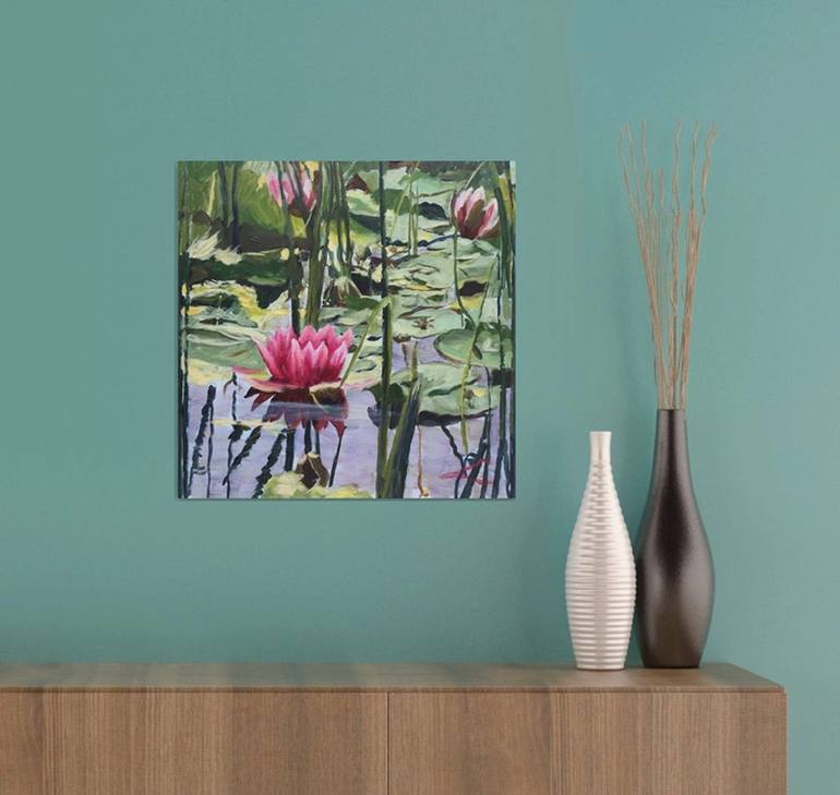 Original Floral Painting by Elena Sokolova