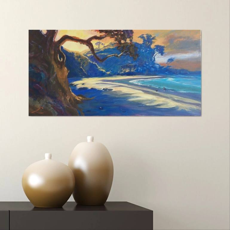 Original Impressionism Landscape Painting by Elena Sokolova