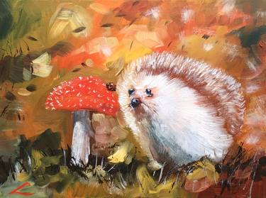 Original Impressionism Animal Paintings by Elena Sokolova