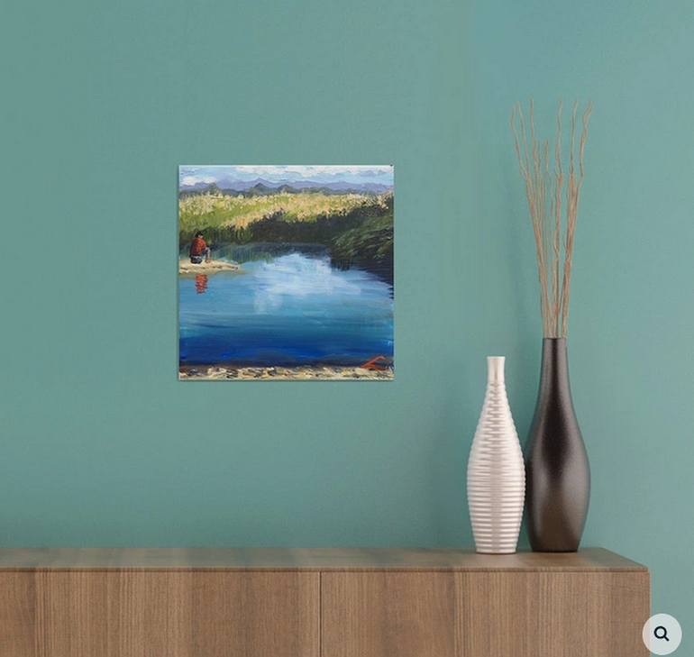 Original Impressionism Landscape Painting by Elena Sokolova