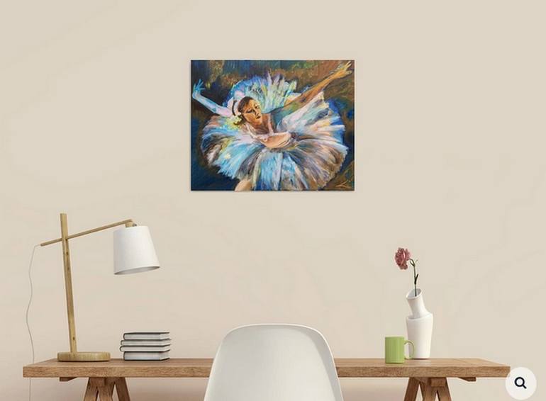 Original Impressionism Performing Arts Painting by Elena Sokolova