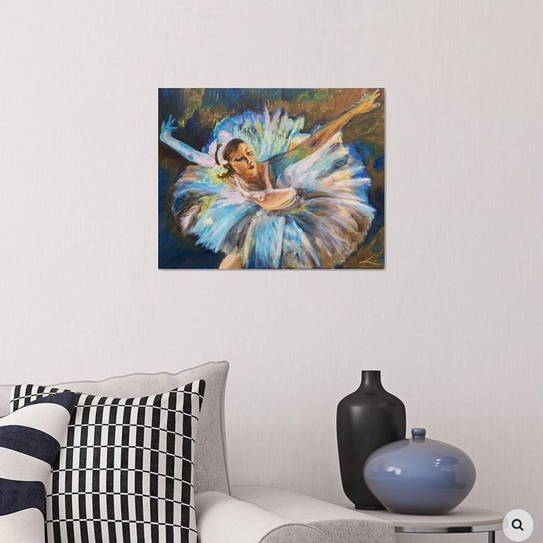 Original Impressionism Performing Arts Painting by Elena Sokolova