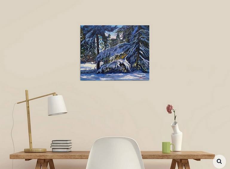 Original Impressionism Landscape Painting by Elena Sokolova
