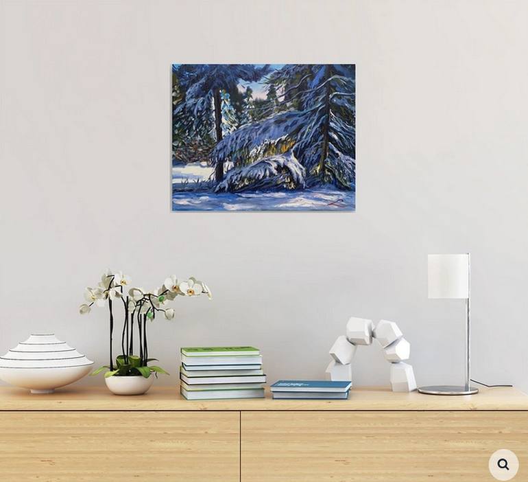 Original Impressionism Landscape Painting by Elena Sokolova