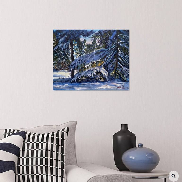 Original Impressionism Landscape Painting by Elena Sokolova