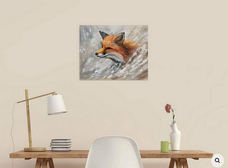 Original Impressionism Animal Painting by Elena Sokolova
