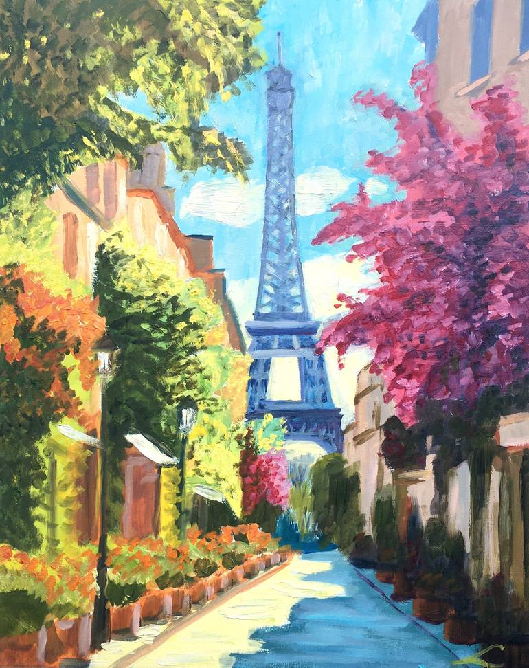 Print of Impressionism Architecture Paintings by Elena Sokolova