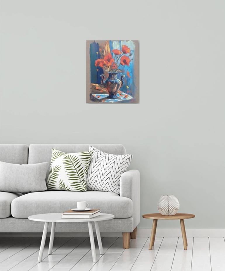 Original Impressionism Still Life Painting by Elena Sokolova