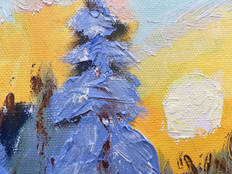 Original Impressionism Landscape Painting by Elena Sokolova