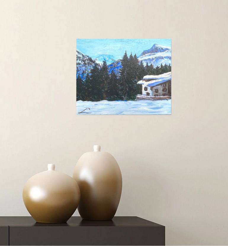 Original Impressionism Landscape Painting by Elena Sokolova