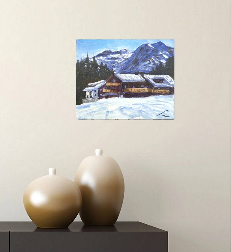 Original Impressionism Landscape Painting by Elena Sokolova