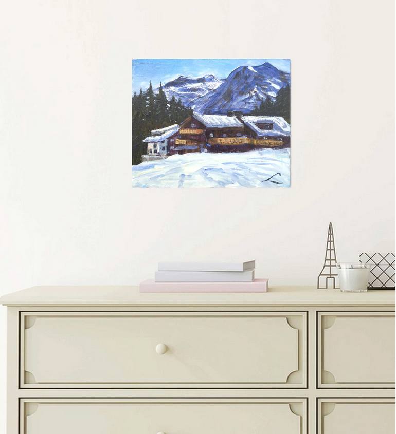 Original Impressionism Landscape Painting by Elena Sokolova