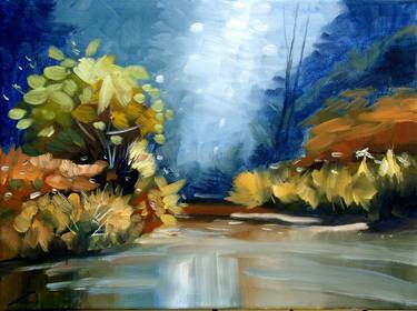 Print of Landscape Paintings by Elena Sokolova