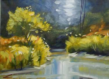 Original Impressionism Landscape Paintings by Elena Sokolova