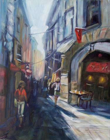 Print of Impressionism Cities Paintings by Elena Sokolova