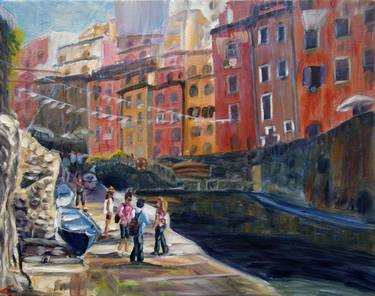 Print of Impressionism Cities Paintings by Elena Sokolova