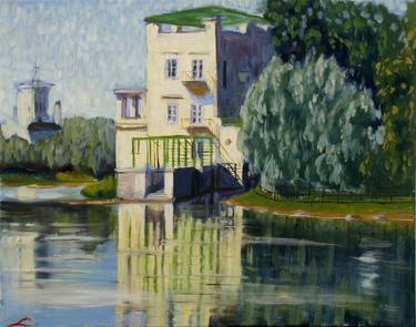 Print of Impressionism Architecture Paintings by Elena Sokolova