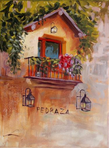 Original Impressionism Architecture Paintings by Elena Sokolova