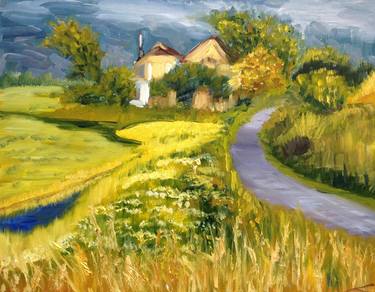Print of Landscape Paintings by Elena Sokolova