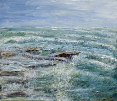 Original Impressionism Seascape Paintings by Elena Sokolova