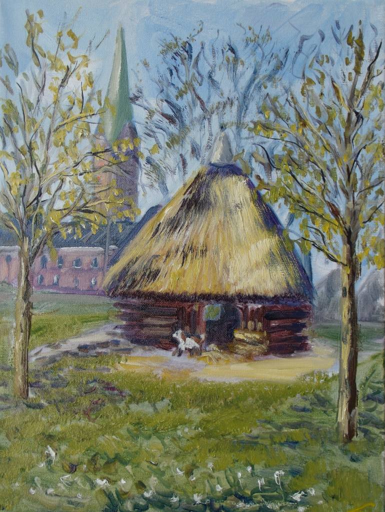 The spring in Vlaardingen4 Painting by Elena Sokolova | Saatchi Art