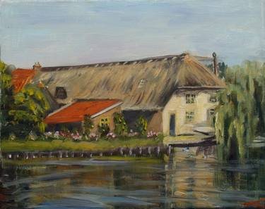 Original Impressionism Architecture Paintings by Elena Sokolova