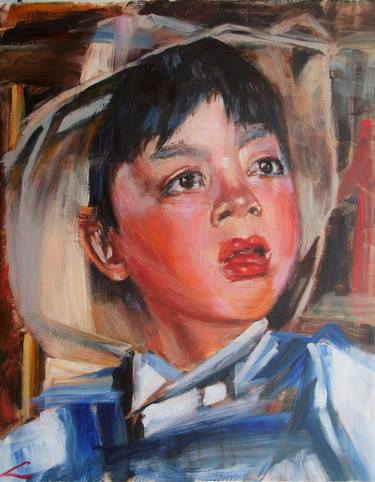 Original Impressionism Portrait Paintings by Elena Sokolova