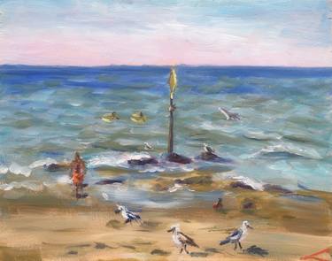 Print of Beach Paintings by Elena Sokolova