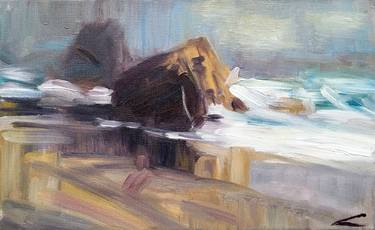 Original Impressionism Seascape Paintings by Elena Sokolova