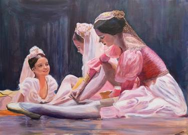 Print of Impressionism Performing Arts Paintings by Elena Sokolova