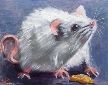 Original Impressionism Animal Paintings by Elena Sokolova
