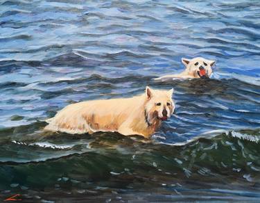 Original Impressionism Animal Paintings by Elena Sokolova