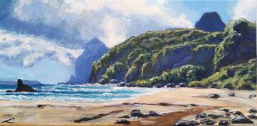 Print of Impressionism Beach Paintings by Elena Sokolova