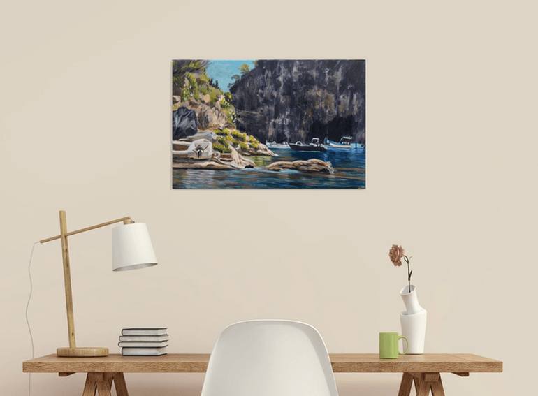 Original Impressionism Landscape Painting by Elena Sokolova