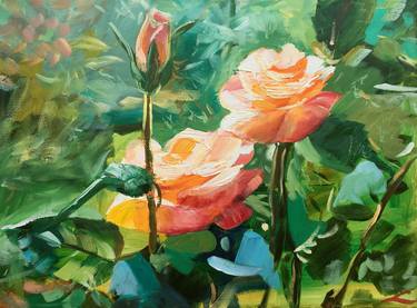 Original Floral Paintings by Elena Sokolova