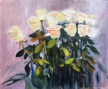 Original Impressionism Floral Paintings by Elena Sokolova