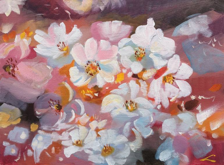 Spring flowers Painting by Elena Sokolova | Saatchi Art