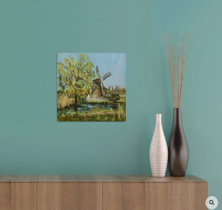 Original Impressionism Landscape Painting by Elena Sokolova