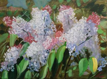 Original Impressionism Floral Paintings by Elena Sokolova