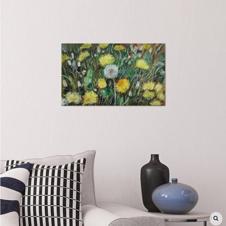 Original Impressionism Floral Painting by Elena Sokolova