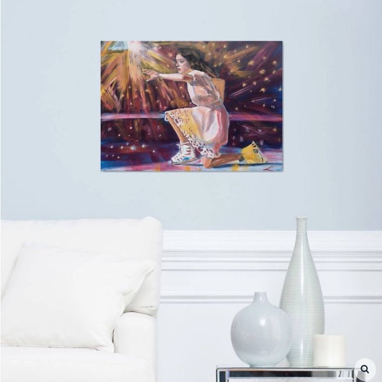 Original Impressionism Performing Arts Painting by Elena Sokolova