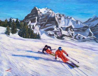 Print of Sports Paintings by Elena Sokolova